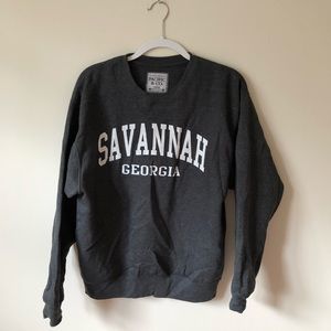 LAST CHANCE Savannah Georgia Crew Neck Sweatshirt